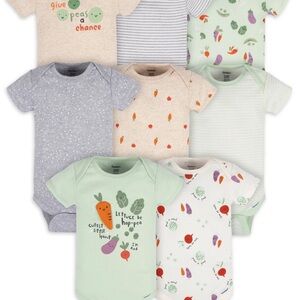 8 Veggies Onesies